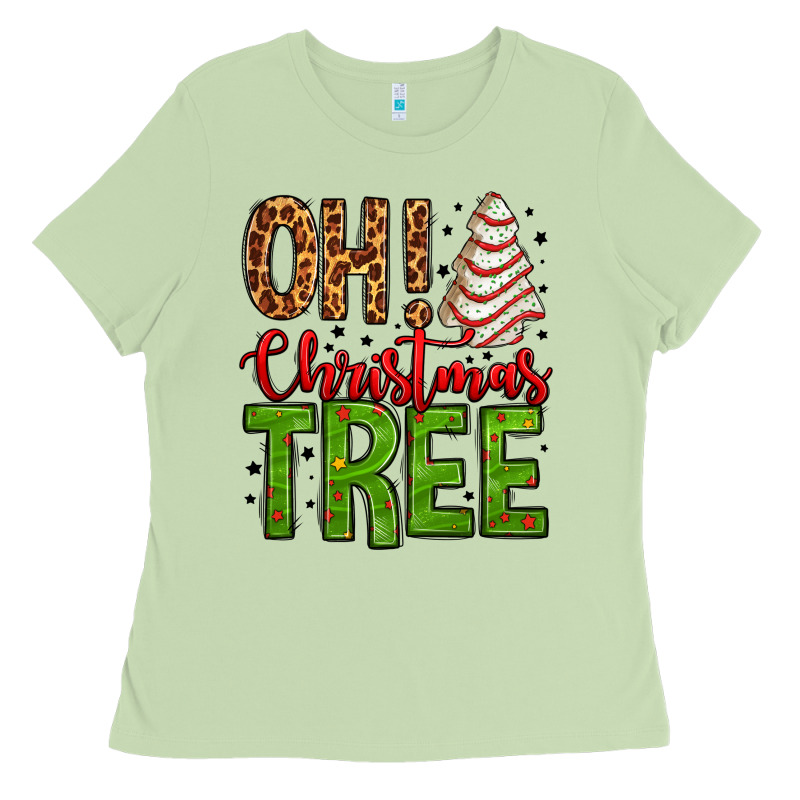Oh Christmas Tree Cake Ladies Tee by Jasminsmagicworld | Teevron