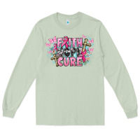 Matcha Faith hope cure Cancer Awareness Long Sleeve Tee - HowdyJamesFarm