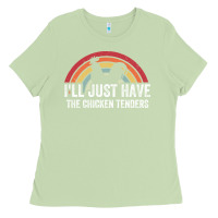 Matcha I'll Just Have The Chicken Tenders Ladies Tee - lanVoArt