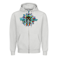 Dove Grey happy easter sunflower Zipper Hoodie - CowhideDigitalArt