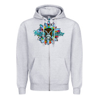 Heather Grey happy easter sunflower Zipper Hoodie - CowhideDigitalArt