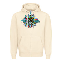 Sandshell happy easter sunflower Zipper Hoodie - CowhideDigitalArt