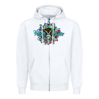 White happy easter sunflower Zipper Hoodie - CowhideDigitalArt