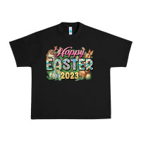 Black Happy Easter 2023 Urban Heavy Tee - HowdyJamesFarm