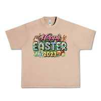 Burro Happy Easter 2023 Urban Heavy Tee - HowdyJamesFarm