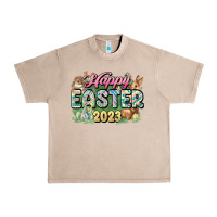 French Oak Happy Easter 2023 Urban Heavy Tee - HowdyJamesFarm