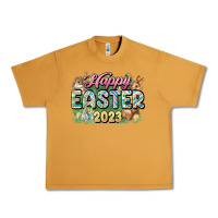 Peanut Butter Happy Easter 2023 Urban Heavy Tee - HowdyJamesFarm