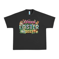 Pigment Black Happy Easter 2023 Urban Heavy Tee - HowdyJamesFarm