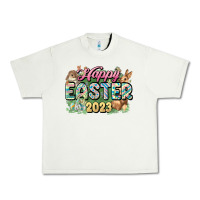 Pistachio Happy Easter 2023 Urban Heavy Tee - HowdyJamesFarm