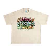 Sandshell Happy Easter 2023 Urban Heavy Tee - HowdyJamesFarm