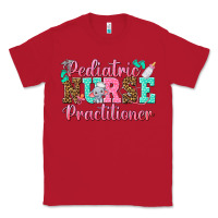 Red Pediatric Nurse Practitioner Classic Tee - texasbilliewilder