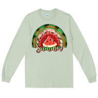 Matcha watermelon summer rainbow Long Sleeve Tee - Jasminsmagicworld