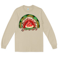 Mushroom watermelon summer rainbow Long Sleeve Tee - Jasminsmagicworld
