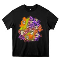 Black halloween patch Heavy Core Tee - BundleAndBundleShop