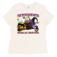 Bone this witch needs coffee before any hocus pocus Ladies Tee - BarkalooDesign