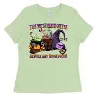 Matcha this witch needs coffee before any hocus pocus Ladies Tee - BarkalooDesign