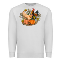 Fall Coop Animals Pumpkin Premium Sweatshirt | Teevron