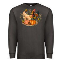 Smoke fall coop animals pumpkin Premium Sweatshirt - Artiststas