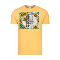 Vintage Mustard god says you are with sunflower Vintage Tee - TumblerDesignByShophia
