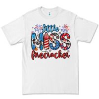 White little miss firecracker 4th of july Premium Tee - Artiststas