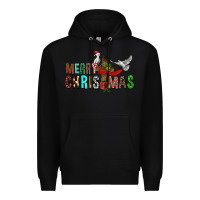 Black Merry christmas cross Premium Hoodie - FaDigitalArtStudio