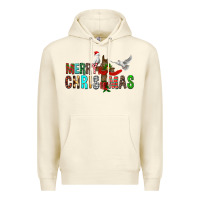 Sandshell Merry christmas cross Premium Hoodie - FaDigitalArtStudio