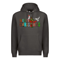 Smoke Merry christmas cross Premium Hoodie - FaDigitalArtStudio