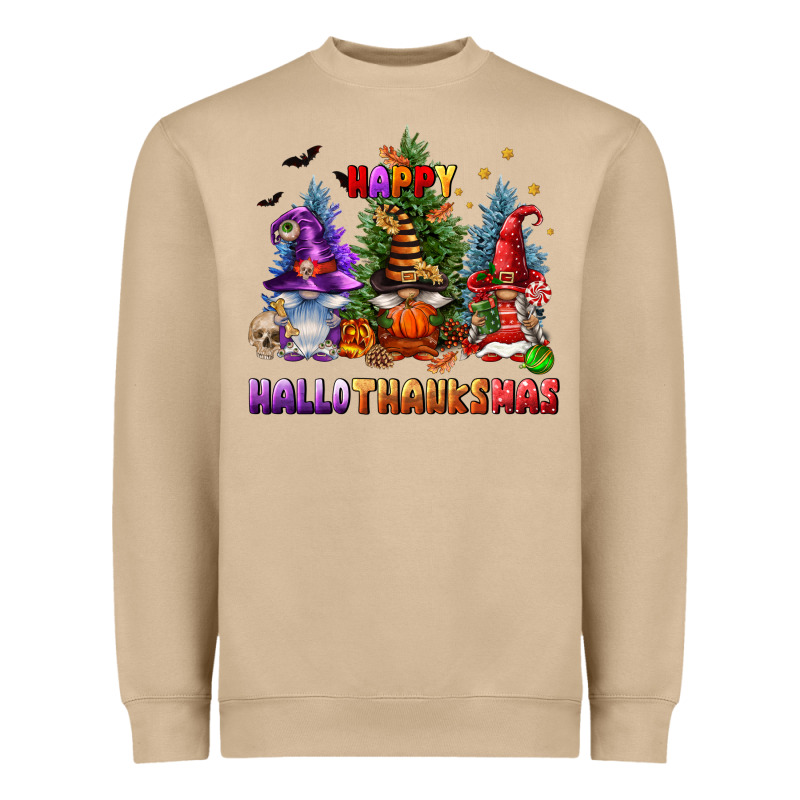 Happy Hallothanksmas Heavyweight Sweatshirt by FaDigitalArtStudio | Teevron