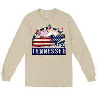 Mushroom tennessee 4th of july Long Sleeve Tee - CowGirlArtShop