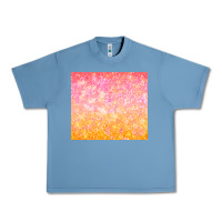 Pebble Blue orange pink ombre glitter Urban Heavy Tee - TumblerDesignByShophia