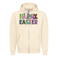 Sandshell Happy Easter Zipper Hoodie - CowhideDigitalArt