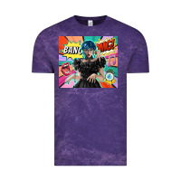 Cloud Purple pop art gothic girl Vintage Tee - TumblerDesignByShophia