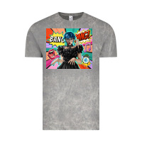 Cloud Rock pop art gothic girl Vintage Tee - TumblerDesignByShophia