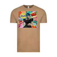 Vintage Coffee pop art gothic girl Vintage Tee - TumblerDesignByShophia