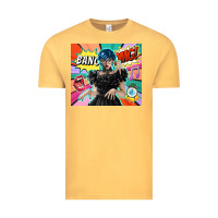 Vintage Mustard pop art gothic girl Vintage Tee - TumblerDesignByShophia
