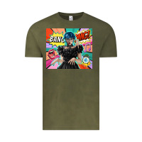 Vintage Olive pop art gothic girl Vintage Tee - TumblerDesignByShophia