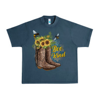 Midnight Navy Bee Kind Urban Heavy Tee - JahusDesignShop