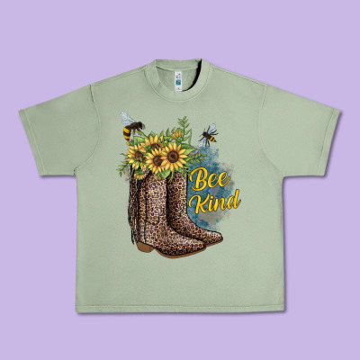Bee Kind Urban Heavy Tee Designed By Jahusdesignshop