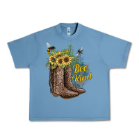 Pebble Blue Bee Kind Urban Heavy Tee - JahusDesignShop