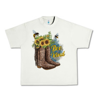 Pistachio Bee Kind Urban Heavy Tee - JahusDesignShop