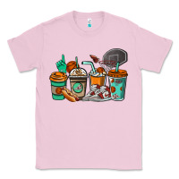 Bubblegum Pink Basketball coffee cups Classic Tee - NancyCooperArtShop