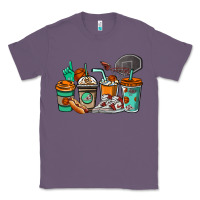 Lavender Basketball coffee cups Classic Tee - NancyCooperArtShop