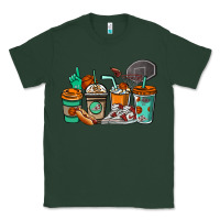 Sports Green Basketball coffee cups Classic Tee - NancyCooperArtShop