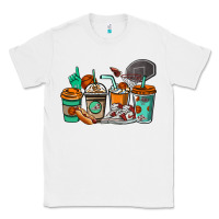 White Basketball coffee cups Classic Tee - NancyCooperArtShop