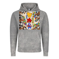 Cloud Rock love puzzle ribbon Vintage Hoodie - TumblerDesignByShophia