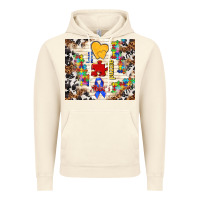 Vintage Artic love puzzle ribbon Vintage Hoodie - TumblerDesignByShophia