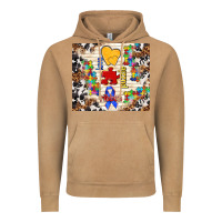 Vintage Camel love puzzle ribbon Vintage Hoodie - TumblerDesignByShophia