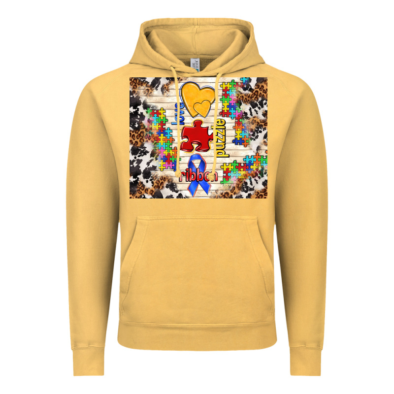 Love Puzzle Ribbon Vintage Hoodie by TumblerDesignByShophia | Teevron