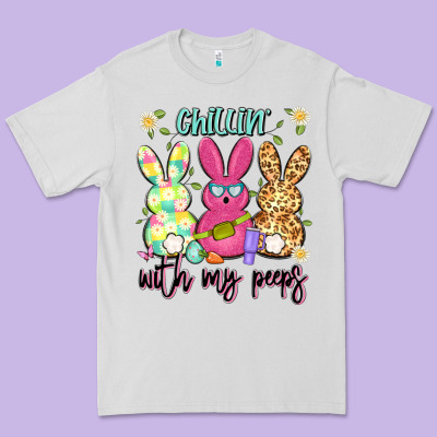 Chillin' With My Peeps Premium Tee Designed By Artiststas