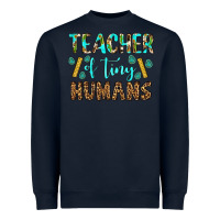 Navy teacher of tiny humans Heavyweight Sweatshirt - BundleAndBundleShop